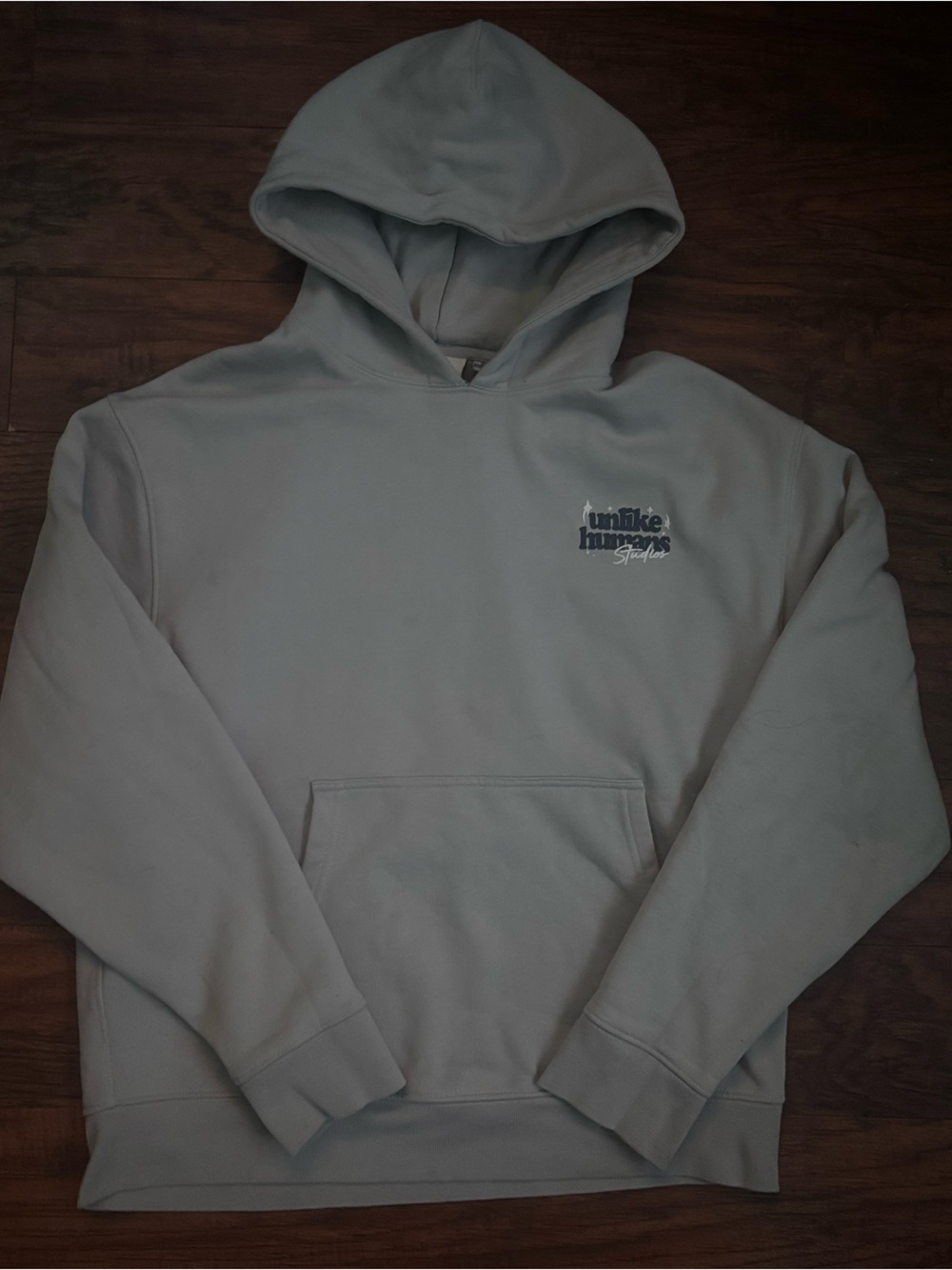 Unlikehuman studio grey mens hoodie adult size M
